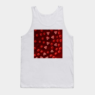 Diatom - Lindavia in SEM (cribra, red) Tank Top